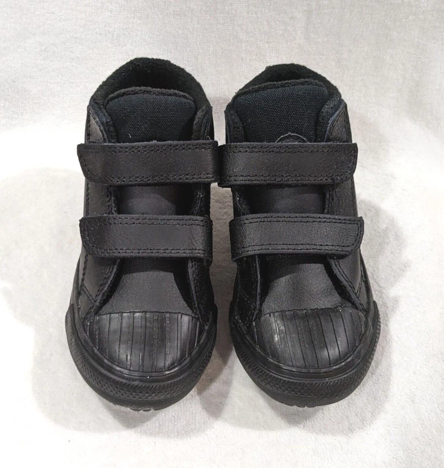 Botas altas negras Converse CTAS Berkshire para niños pequeños - talla Asst NWB A01784C Foto 2 de 4