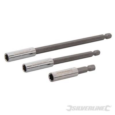 Silverline Magnet Schraubendreher Bithalter 3-teilig 60, 100, 150 mm 724109