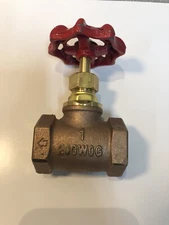 Lansdale 1" Brass Threaded Check Valve 200 W0G LV with Handle Plumbing Part