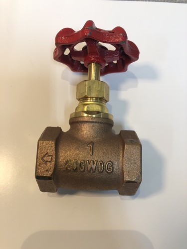 Lansdale 1" Brass Threaded Check Valve 200 W0G LV with Handle Plumbing Part