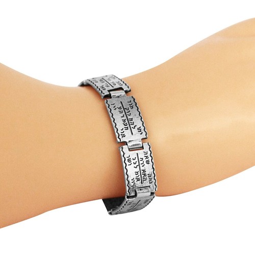Armband 72 Namen Gottes Kabbala Armreif Schmuck Sterlingsilber 7,8 Zoll/20 cm - Bild 7 von 9