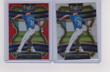 LOT 2020 Panini Select Jonathan Hernandez #40 Base RC Prizm + Red Prizm #/199