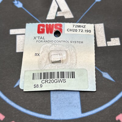 Grand Wing Servo. GWS. X'Tal / Micro Crystal. Channel 20 72.190