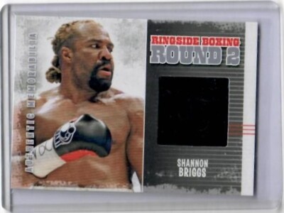 2011 Ringside Round Two Shannon Briggs Fight-Worn Trunks Card /78 Silver Version
