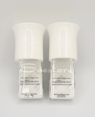 Bath & Body Works White Flare Wallflowers Fragrance Plug In Diffuser Set of 2