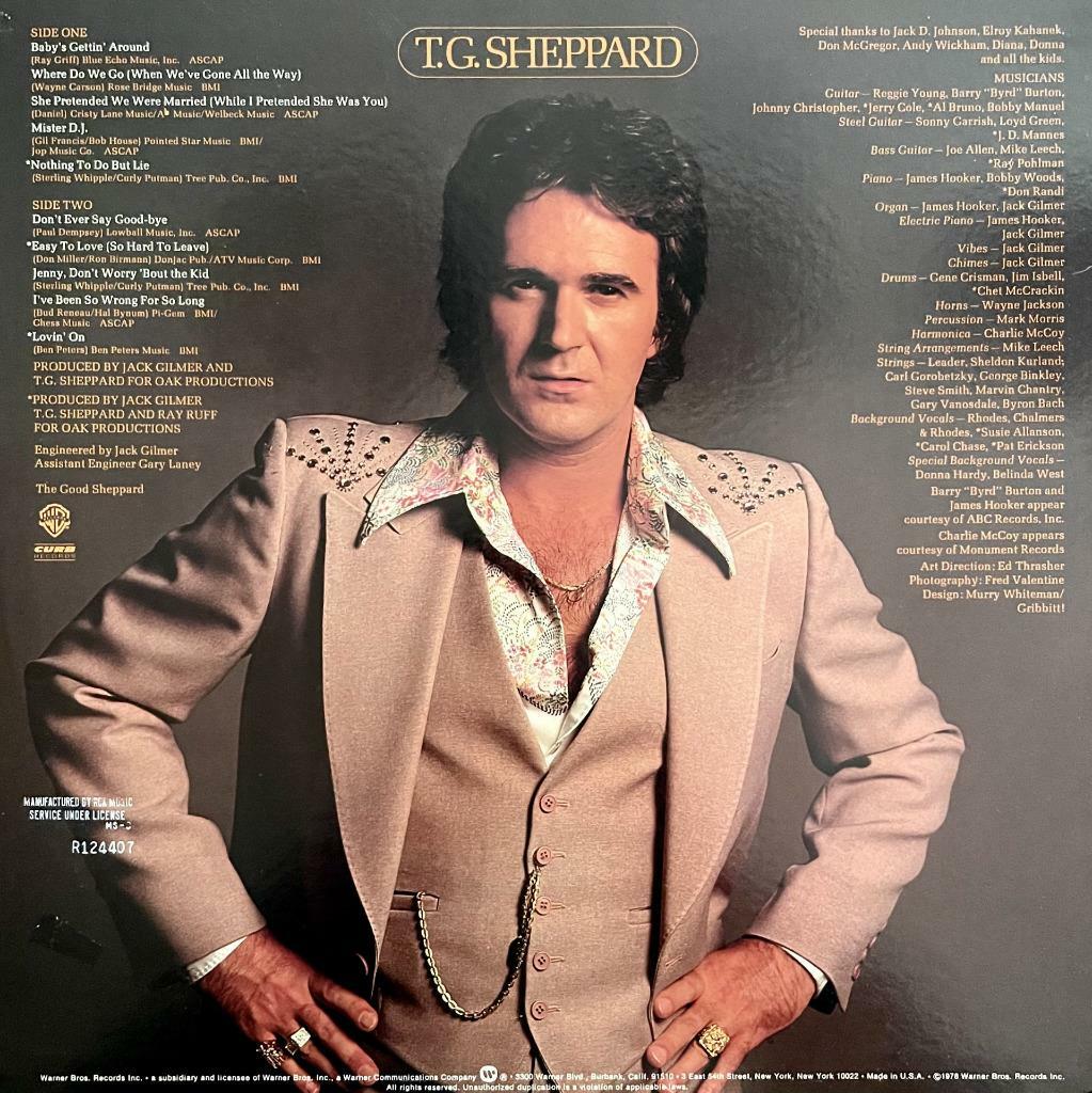 T.J. SHEPPARD HAND SIGNED AUTOGRAPH LP ALBUM 