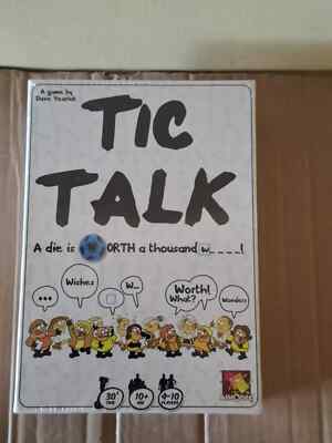 Tic Talk Würfel Wortspiel Dave Yearick Asmodee, BRANDNEU VERSIEGELT