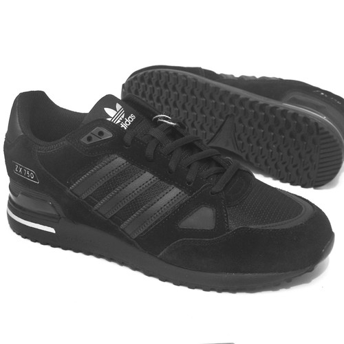 Scarpe da ginnastica Adidas ZX 750 da uomo UK taglia 7-12 GW5531 originali argento nero | eBay