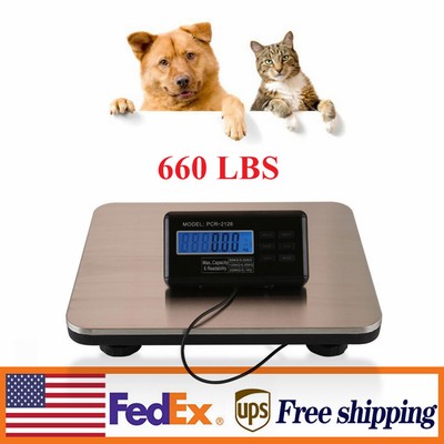 Heavy Duty Digital Floor Bench Scale Postal Platform Weight Scale 300kg 660lb