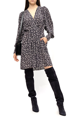 knee length dresses for ladies Isabel Marant - Silver Heliane Mini Dress for Women - Size 34 FR main image 1
