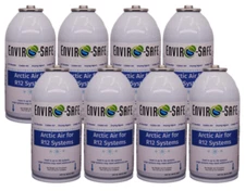 Arctic Air for R12, Auto AC Refrigerant Support, 8 Can Kit