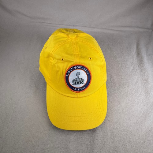 Gorra Super Bowl XLIX Arizona para hombre OS amarilla con tirantes parche bordado NFL - Imagen 6 de 10