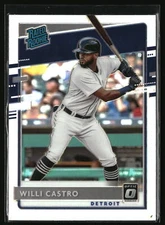 Willi Castro 2020 Donruss Optic #92 Rookie Holo Detroit Tigers