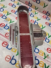 Vintage Ralyn  Style Ladies Foot Measuring Device Red