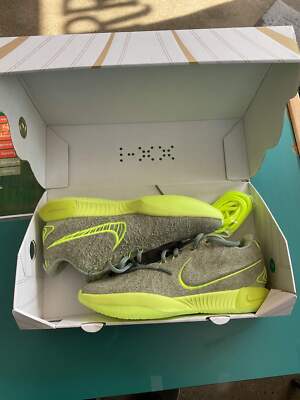 LeBron XXI Oil Green/Volt  Algae  New with Box Size 9