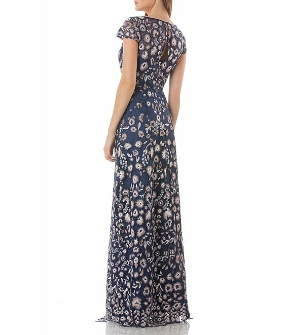 JS Collections Encaje Bordado Vestido (Talla 8) - Imagen 2 de 4