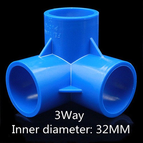3/4/5/-Way PVC Plastic Pipe Fittings Adhesive DIY Connector Elbow 20/25/32mm - Picture 24 of 30