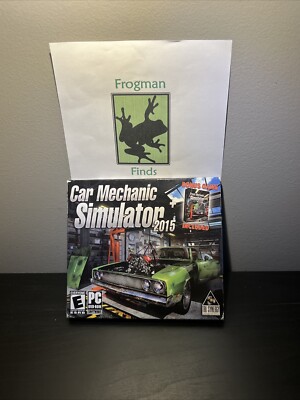 CAR MECHANIC SIMULATOR 15 2015 PC DVD With Manual & Registration Card