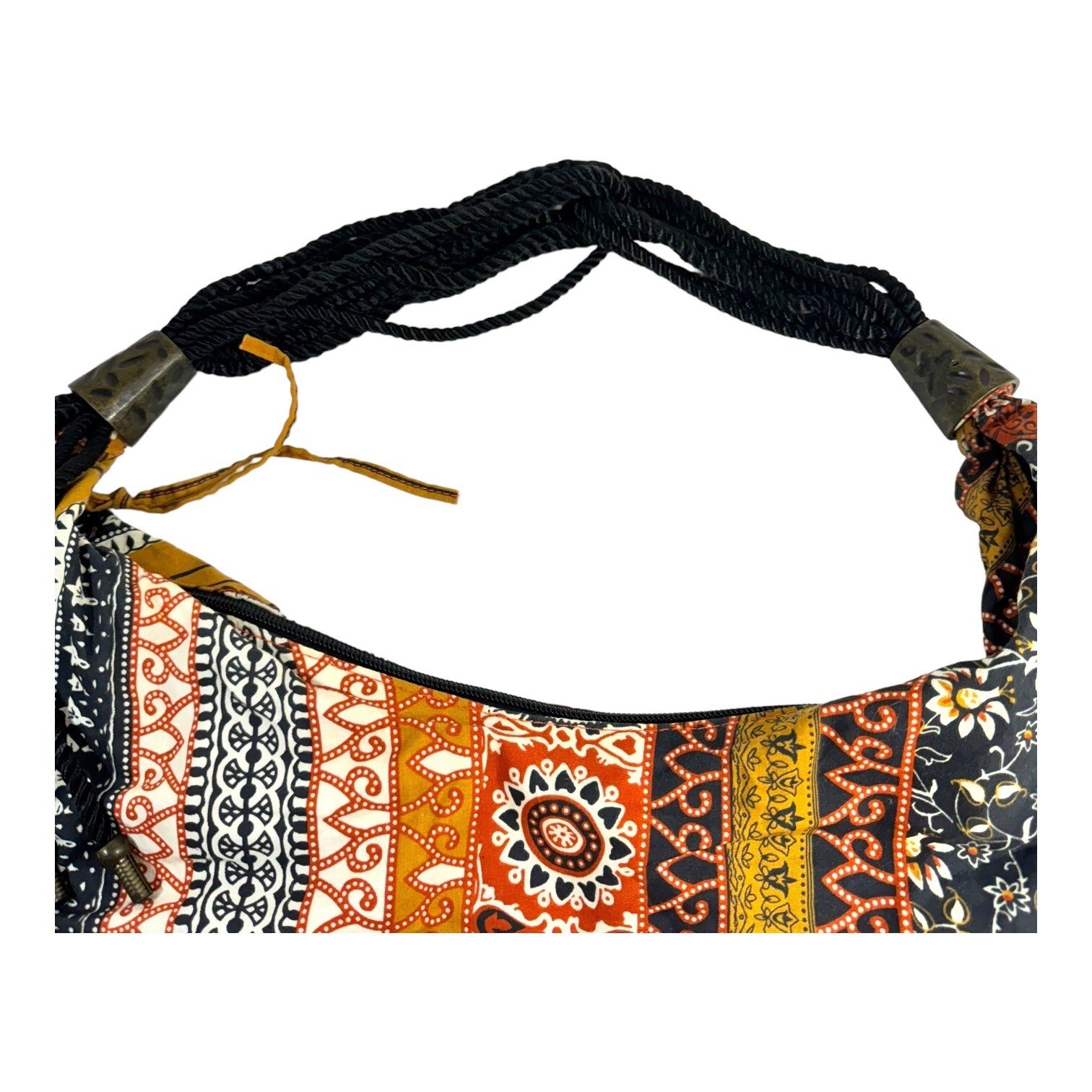 Boho Chic Multi-Color Hobo Bag Patchwork Hippie D… - image 8