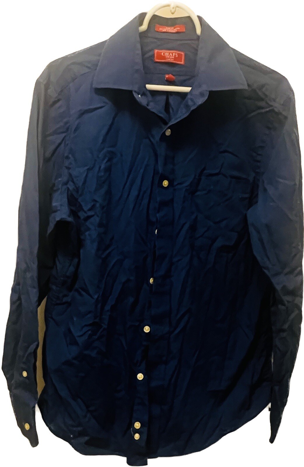 Chaps Medium Slim Fit Button Down Long Sleeve - image 1