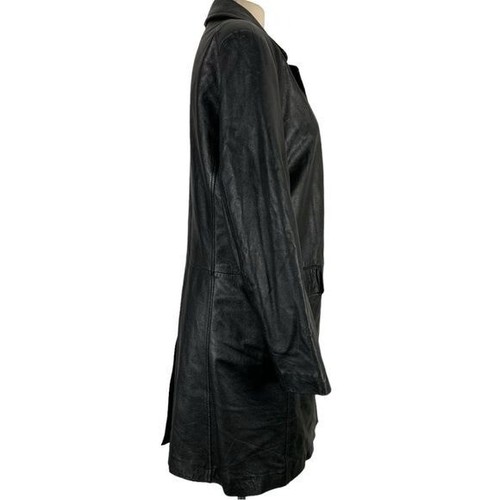 Vintage Gallery Womens leather Jacket Size Medium Mid length - Picture 2 of 11