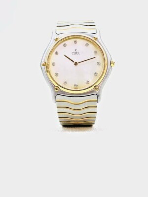 Ebel Sportwave Mother of Pearl Diamond dial with 18k gold Ebel Sportwave 181903 with a mother of pearl dial 18k  main image 2