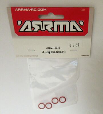 Kit De 6 Joints Toriques (O-Rings) Arrma - Référence Z-AR330022 - Pour Voitures Radiocommandées Arrma