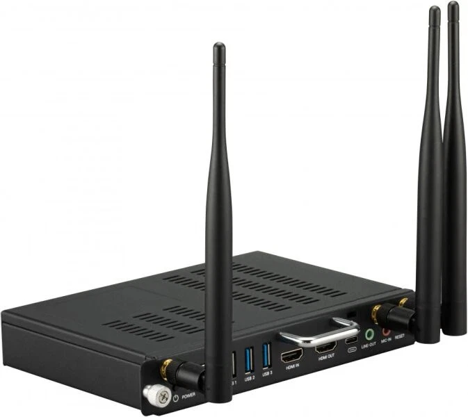 Viewsonic Mini PC Slot-in 8 GB Ram 128 GB SSD Android 13 Nero VPC-A31-O1 - Immagine 2 di 4