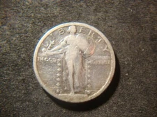 1919-S Weak Date Standing Liberty Quarter The 9 Shows MSX