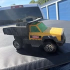 Vintage Tonka Pressed Steel 13.5" Dump Truck. Black & Yellow (1993)