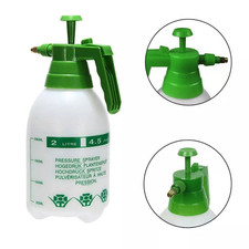2L Garden Hand Pump Sprayer Portable Pressure Spray Bottle Water Weed Chemical