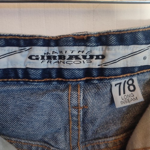 Marithe & Francois Girbaud Stone Washed Jeans  7/8  Tall Women  27x32 Classic