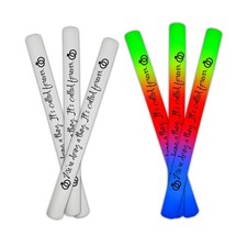Bastones de espuma LED 3 colores para siempre fiesta de vacaciones bastones varita para boda, nacimiento...