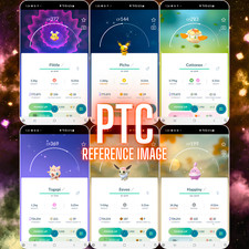 Flittle Shiny Pichu, Shiny Happiny, mini PTC 300K Stardust Go