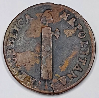RARE Monnaie, 4 Tornesi Year 7 (1799) Neapolitan Republic - NAPLES - Photo 1/4