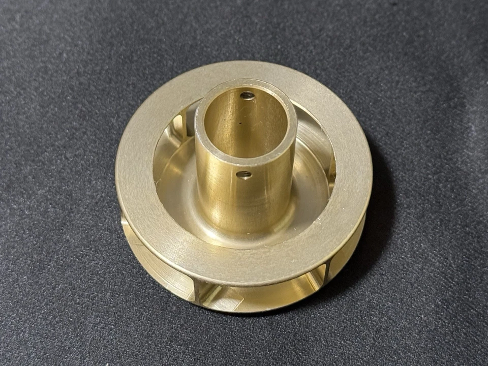 Vintage Kyosho Concept 30 ZEAL Metal Cooling Fan Gold Made in Japan - Image 2 of 4