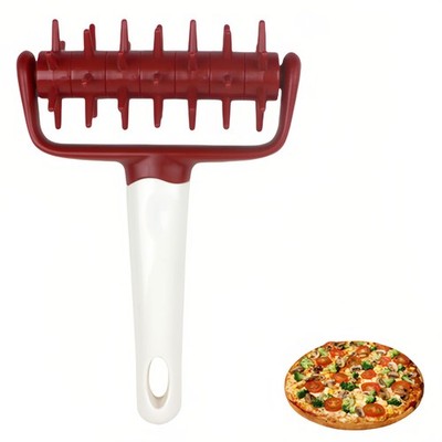 Pizza Dough Docker Bubble killer Time-Saver Red 