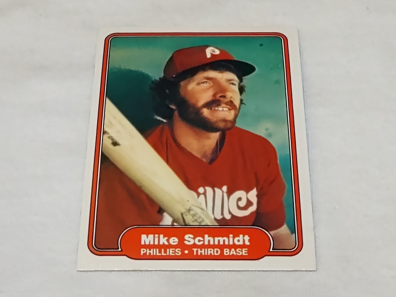 Mike Schmidt 1982 Fleer #258 Base Set Philadelphia Phillies