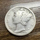 1934 MERCURY SILVER DIME ACTUAL Coin Get Today & Save & Fill Your Collection