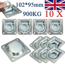 10X Lashing Ring Flush Fit Recessed Tie Down Anchor Cargo Trailer Horsebox Truck