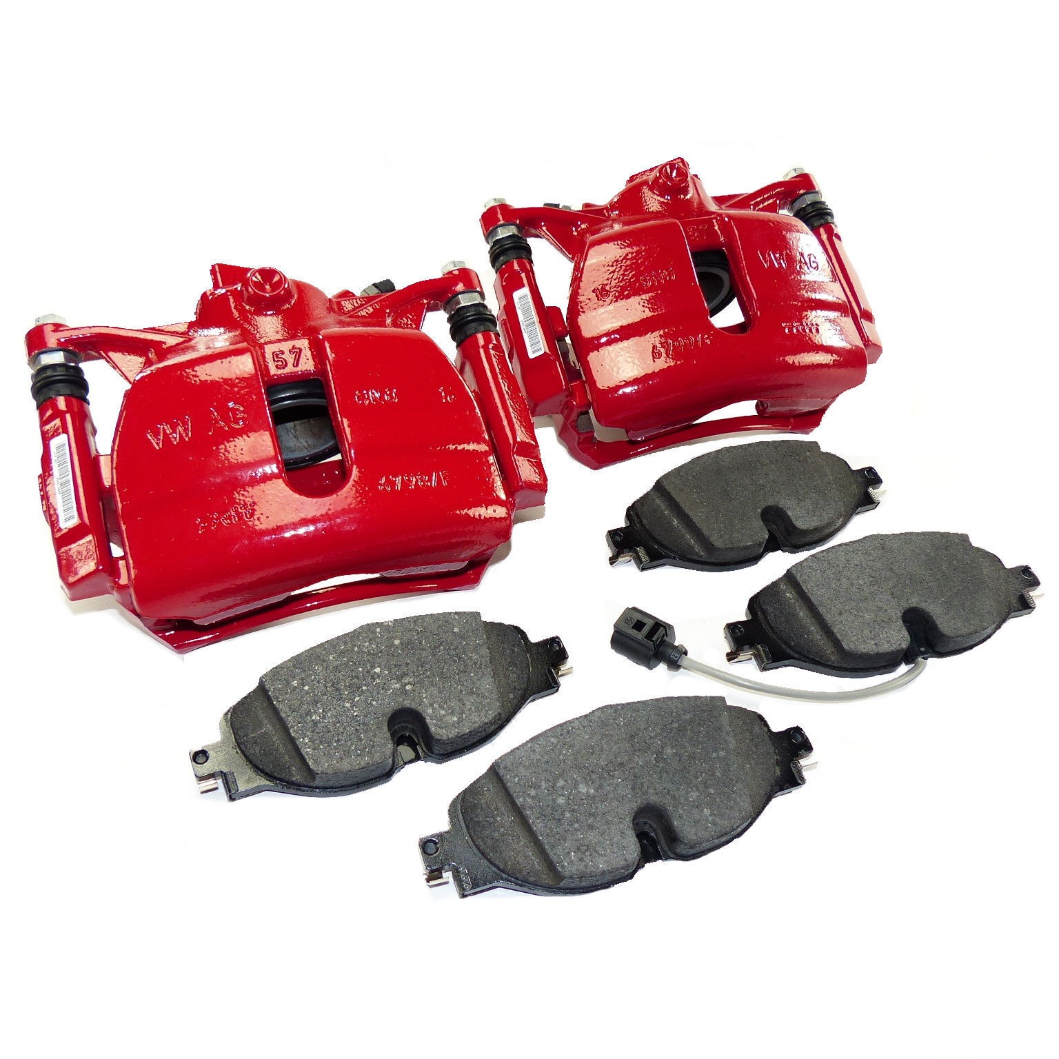 2x brake caliper front VW Golf VII 7 GTI Passat B8 T-Roc Tiguan II Touran...