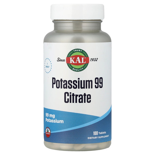 Potassium 99 Citrate, 99 mg, 100 Tablets