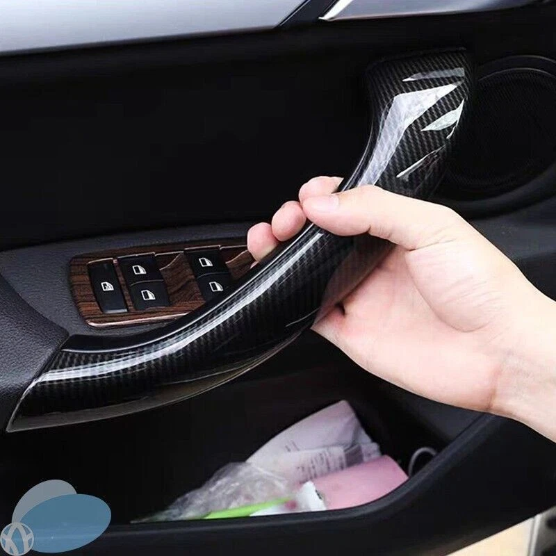 Accesorios de moldura de cubierta de manija de puerta interior de coche para BMW X1 X2 F48 2016-2021 Foto 4 de 4