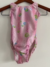 Foxy s Gymnastics Practice Leotard Child Small Pink With Open Back