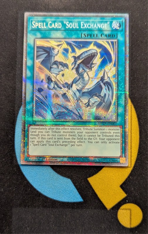MP25-EN007 Spell Card ''Soul Exchange'' Starlight Rare 1st Edi YuGiOh