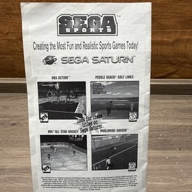 DAYTONA USA Manual Only (SEGA SATURN) NTSC-U/C Black & White Original