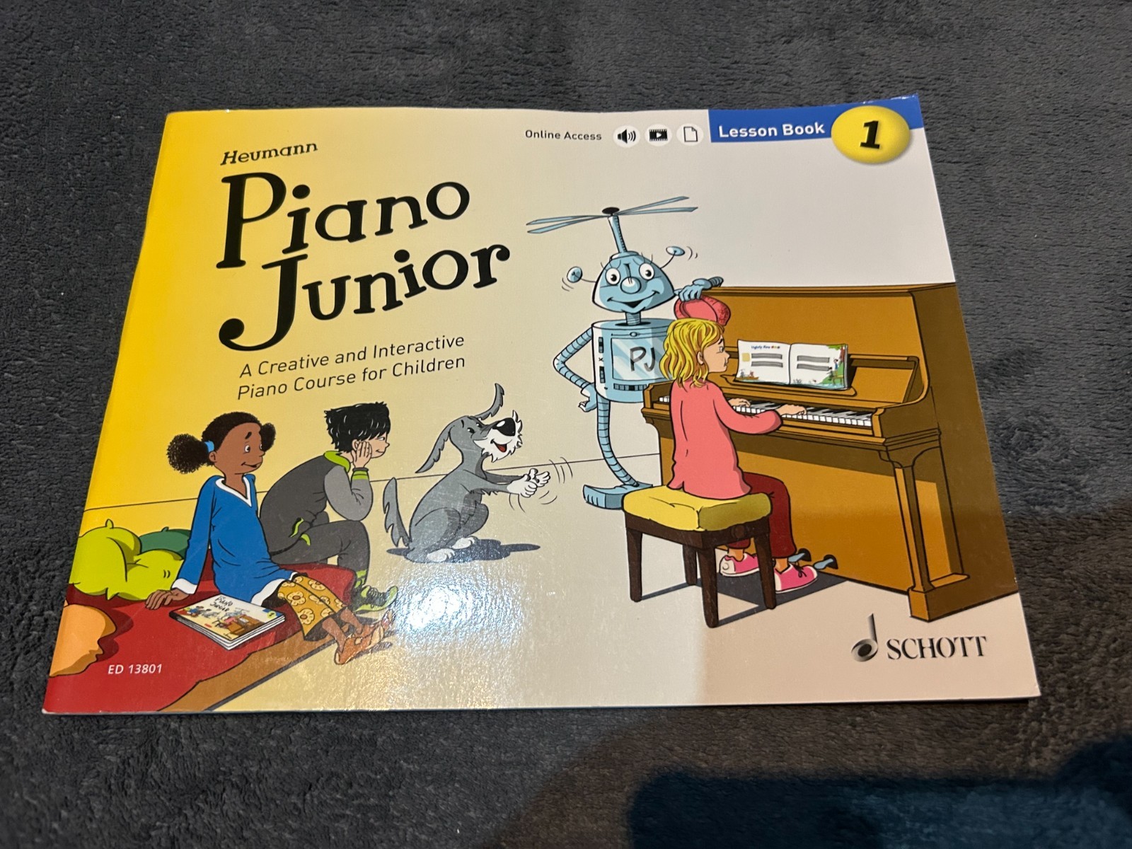 Piano Junior - Lesson Book 1 by Hans-Gunter Heumann (Paperback) Free P+P