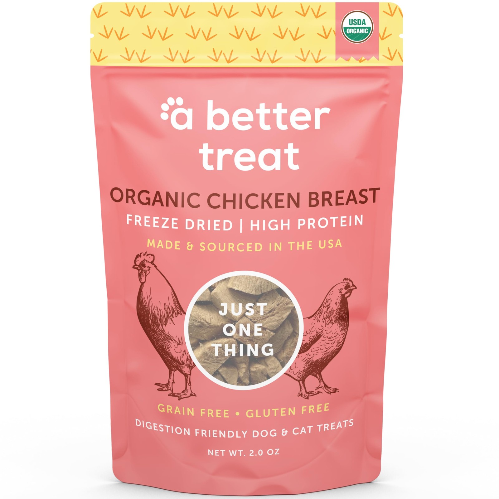 – Organic Freeze Dried Chicken Breast Dog Treats, Organic, Single Ingredient ...