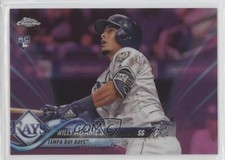 2018 Topps Chrome Update Target Exclusive Pink Refractor Willy Adames 0ms5