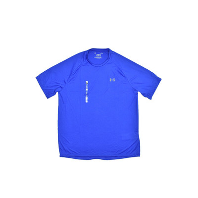 NEW Under Armour Tech Tee Short Sleeve Royal Blue Athletic Fit Size L
